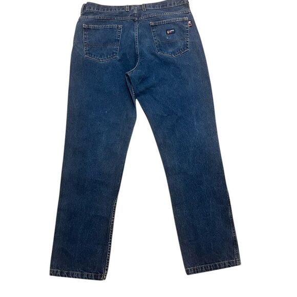 Lapco FR Jeans Men's 38 x 36 Dark Wash Denim Cotton Flame Resistant Workwear - Picture 5 of 7